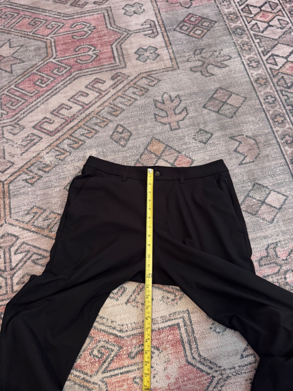 Lululemon ABC Relaxed-Fit 5 Pocket Pant Warpstreme Size 33 Black - Picture 4 of 7